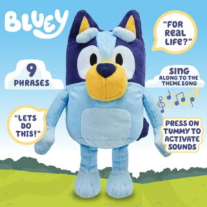 Bluey Talking and Interactive 13 in Plush Toys for Preschoolers 3-6 Years