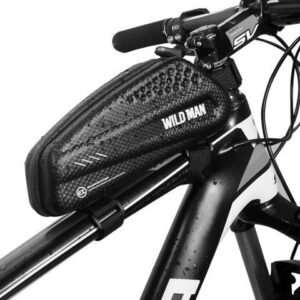 BONAEVER Bike Phone Holder Bag Bike Accessories Bag for Mountain Road Commute Electric Trek Bike for Android/iPhone Cellphones up tp 6.5