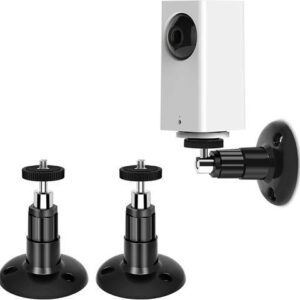 BONAEVER Wall Mount Compatible with Wyze Cam Pan & Wyze Cam Pan V2 & Wyze Cam V3 Adjustable Indoor Outdoor Mount for WyzeCam Pan/WyzeCam