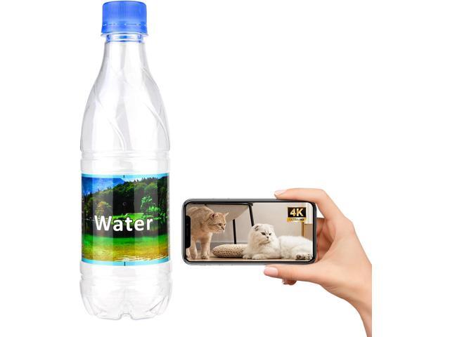 Bottle Camera - Mini Camera - Wireless Nanny Cam - Full HD 4K - Indoor Home Security- with Night Vision Cameras-NO Audio