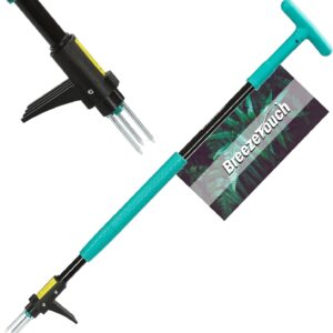 Breeze Touch 39" Weed Pulling Tool, 3-Claw Detachable Weed Puller Tool with Long Handle, Heavy Duty Stand Up Weeder Weeding Tool for Lawn, Yard, Garden, Crabgrass, Dandelion...