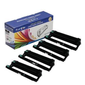 Brother Compatible Drum Set for DR221CL of 4 Drum Units DR221 ( Non OEM DR 221 ) for Brother Printers HL-3140CW , 3150CDW , 3170CDW , 9130CW &
