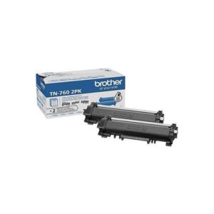 Brother® Genuine Black High Yield Toner Cartridge Twin Pack TN7602PK