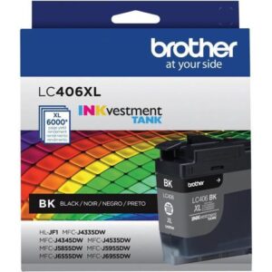 Brother Genuine LC406XLBKS INKvestment Tank High-Yield Black Ink Cartridge