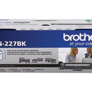 Brother International - TN227BK - Brother Genuine TN-227BK High Yield Black Toner Cartridge - Laser - High Yield - 3000 Pages