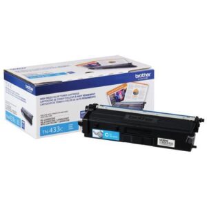 Brother International - TN433C - Brother TN433C Original Toner Cartridge - Cyan - Laser - High Yield - 4000 Pages - 1