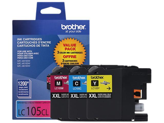 Brother LC1053PKS Super High Yield Innobella Ink Cartridge - Combo Pack - Cyan/Magenta/Yellow