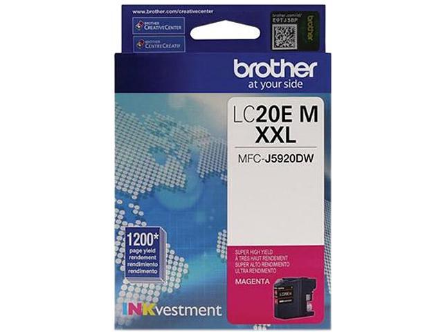 Brother LC20EMS INKvestment Super High Yield (XXL Series) Magenta Ink Cartridge