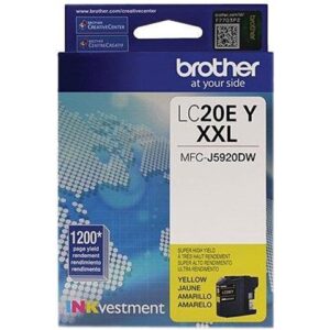 Brother LC20EYS INKvestment Super High Yield (XXL Series) Yellow Ink Cartridge