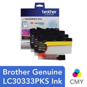 Brother LC30333PKS Super High Yield Ink Cartridge - Combo Pack - Cyan/Magenta/Yellow