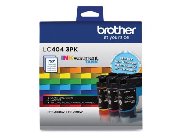 Brother LC4043PK INKvestment Ink Cyan/Magenta/Yellow 3/Pack LC4043PKS Brother LC4043PK INKvestment Ink Cyan/Magenta/Yellow 3/Pack LC4043PKS