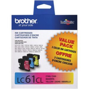Brother LC613PKS Innobella Ink Cartridge - Combo Pack - Cyan/Magenta/Yellow