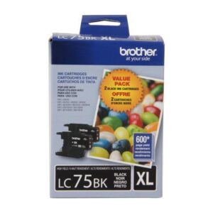 Brother LC752PKS High Yield Innobella Ink Cartridge - Dual Pack - Black