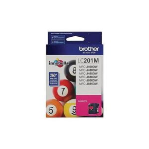 BROTHER MAGENTA INK CARTRIDGE (LC201MS)
