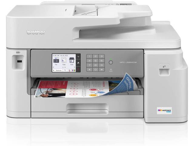 Brother MFC-J5855DW INKvestment Tank Color Inkjet All-In-One Printer with up to 1 Year of Ink In-box1 and to 11” x 17” printing capabilities