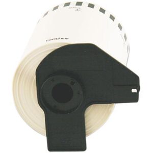 Brother P-Touch DK-2243 White Continuous Paper Roll 4" Width x 100 ft. Length - 1 Roll - Direct Thermal - White
