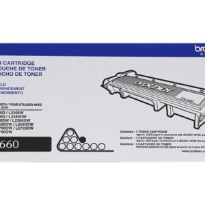 Brother TN660 High Yield Toner Cartridge - Black