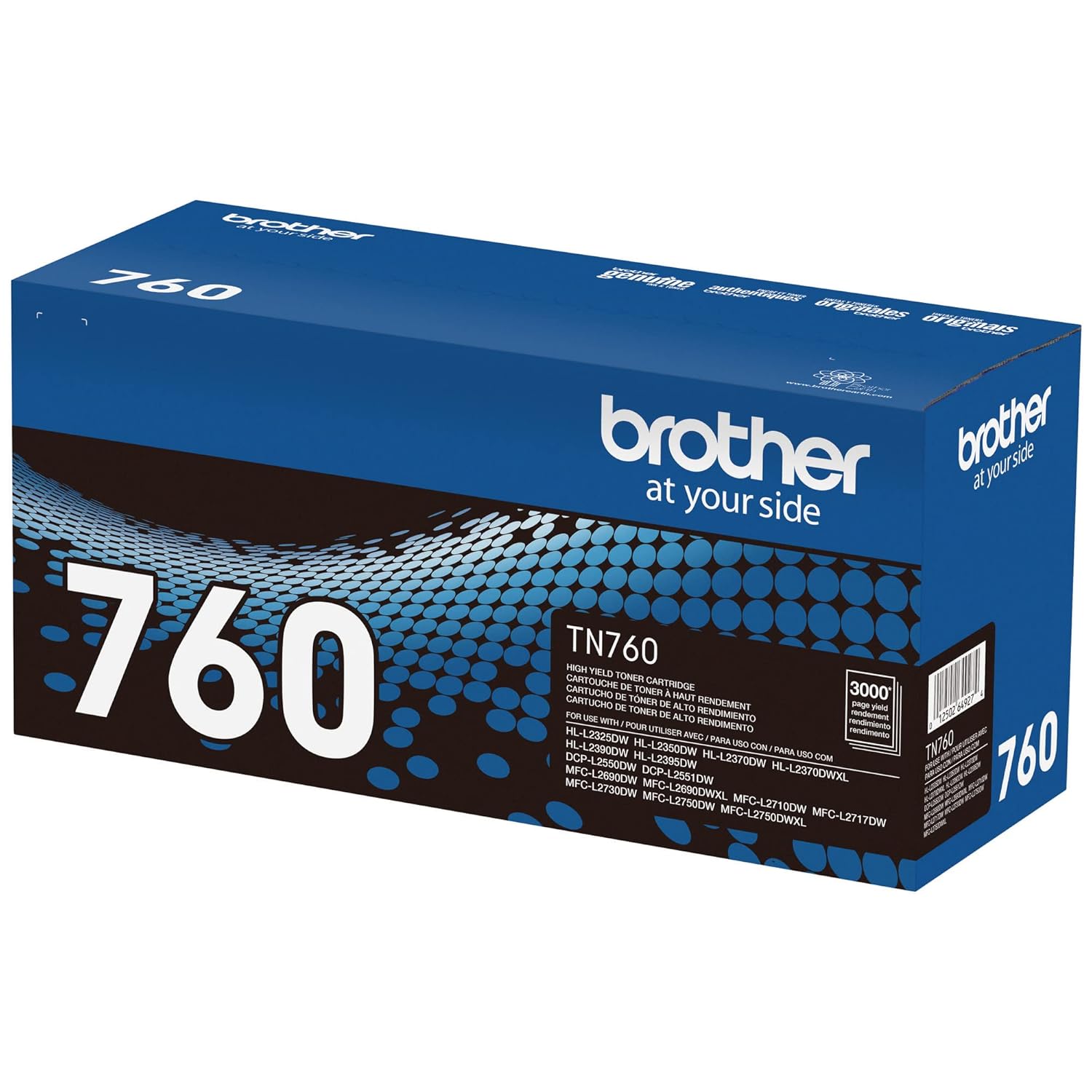 Brother TN760 High Yield Mono Laser Toner Cartridge Black