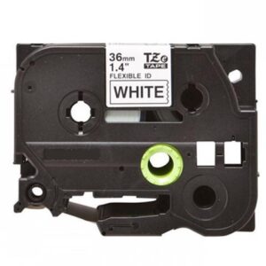 Brother TZe-FX261 36MM ( 1.4" ), Length of 8M Black on White Flexible Compatible Label Tape