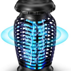 Bug Zapper Outdoor 4200V Electronic Mosquito Zapper Fly Traps Outdoor Mosquito Repellent Killer Inside/Outside for Home, Patio, Backyard, CA-Blue A1