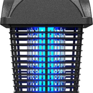 Bug Zapper Outdoor Electric, 4200V Mosquito Zapper, Insect Fly Zapper Outdoor Indoor, Fly Traps, ABS Plastic, Plug in Mosquito Killer for Patio, Yard, Garden, Kitchen, Home, Pools