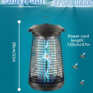 Bug Zapper Outdoor Mosquito Zapper Electric Fly Zapper Indoor and Outdoor Mosquito Killer and Fly Traps 4200V IPX4 Waterproof