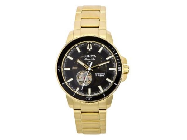 Bulova Marine Star Black Dial Automatic Diver's 200M Men's Watch 97A174 Bulova Marine Star Black Dial Automatic Diver's 200M Men's Watch 97A174