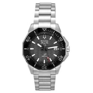 Bulova Marine Star Precisionist Quartz Stainless Steel 96B434 200M Mens Watch