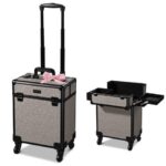 Byootique Rolling Makeup Train Case Cosmetic Trolley Organizer Rococo GainsBoro