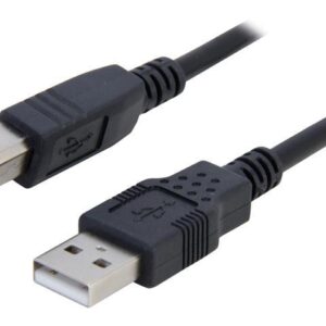 C2G 28103 USB Cable - USB 2.0 A Male to B Male Cable for Printers, Scanners, Brother, Canon, Dell, Epson, HP and more, Black (9.8 Feet, 3 Meters)