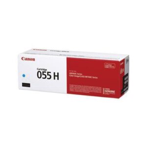 Canon 3019c001 (055h) High-Yield Toner, 5,900 Page-Yield, Cyan 3019C001