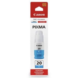 Canon Canon GI-20 MegaTank Ink - Inkjet - Cyan - 1 Each