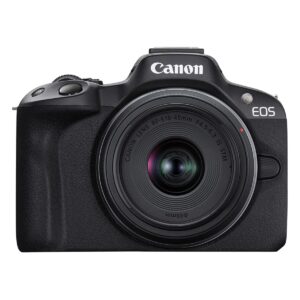Canon EOS R50 Mirrorless Camera RF-S18-45mm F4.5-6.3 is STM Lens Kit, 24.2 Megapixel CMOS (APS-C) Sensor, 4K Video, Hybrid Camera, Photo and Video, Vlogging, Content Creator, RF...
