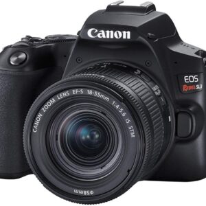 Canon EOS REBEL SL3 Digital SLR Camera with EF-S 18-55mm Lens kit, Built-in Wi-Fi, Dual Pixel CMOS AF and 3.0 Inch Vari-Angle Touch Screen, Black