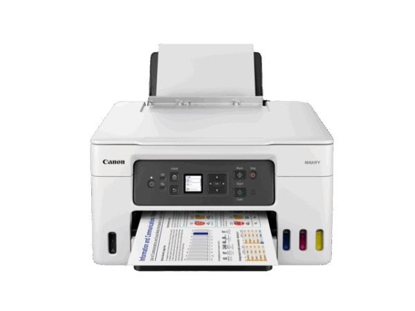 Canon MAXIFY GX3020 Wireless MegaTank Multifunction Color Printer, White Canon MAXIFY GX3020 Wireless MegaTank Multifunction Color Printer, White