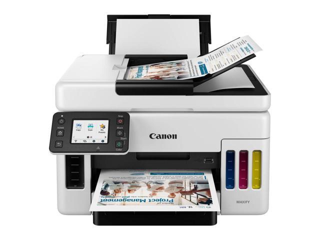 Canon MAXIFY GX6020 Wireless Small Office All-In-One Printer - Black/White 4470C003