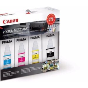 Canon PIXMA Megatank G-Series Refill Ink Kit with Paper