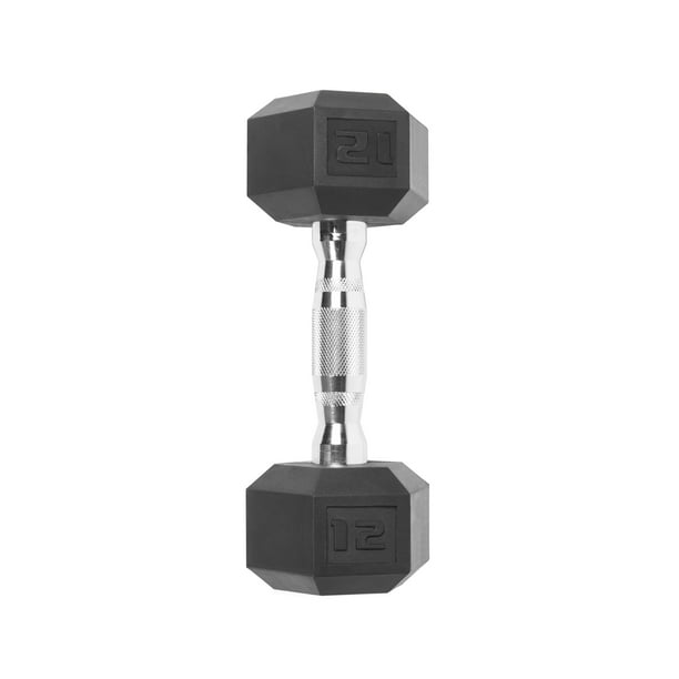 CAP Barbell, 12lb Coated Hex Dumbbell, Single