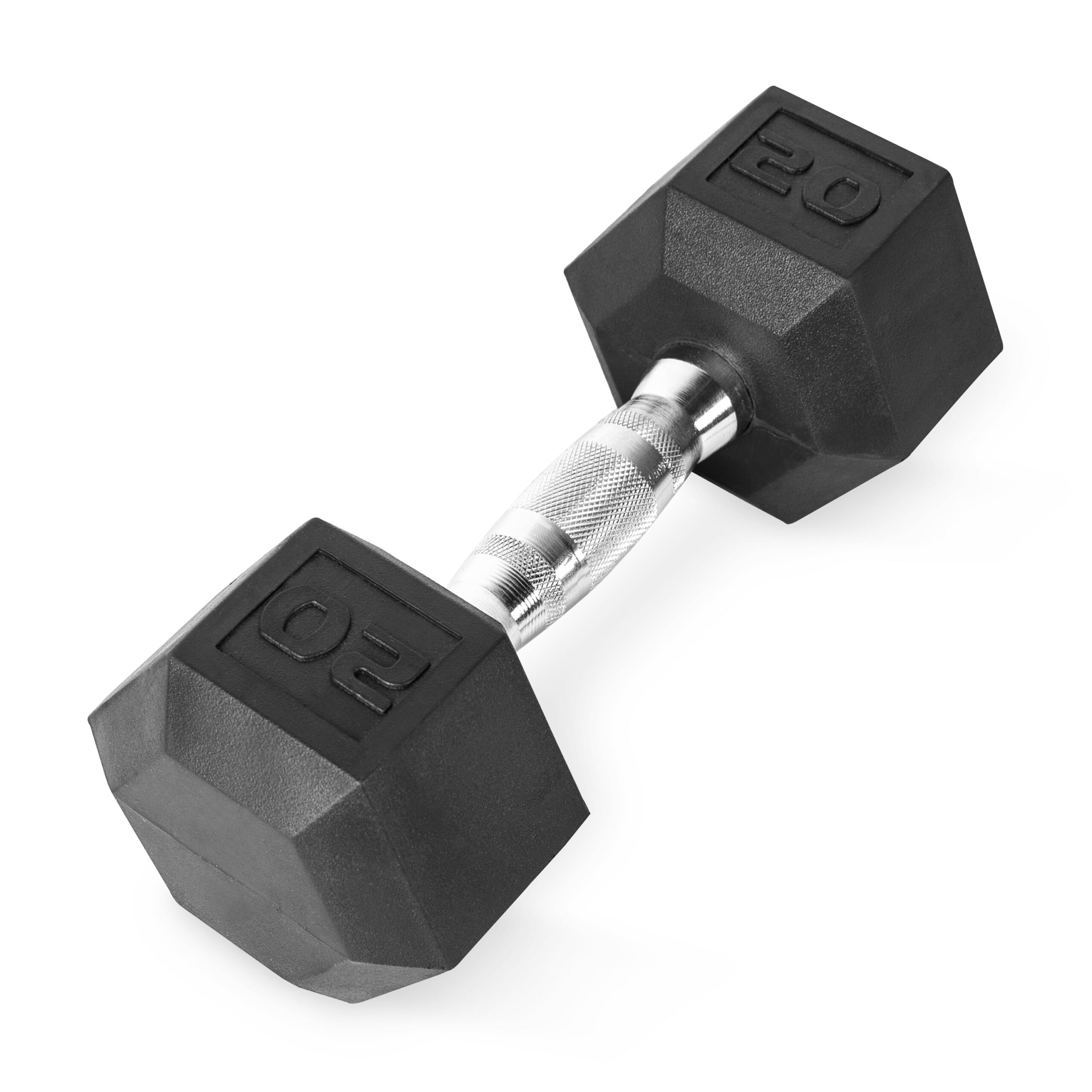 CAP Barbell, 20lb Rubber Hex Dumbbell, Single