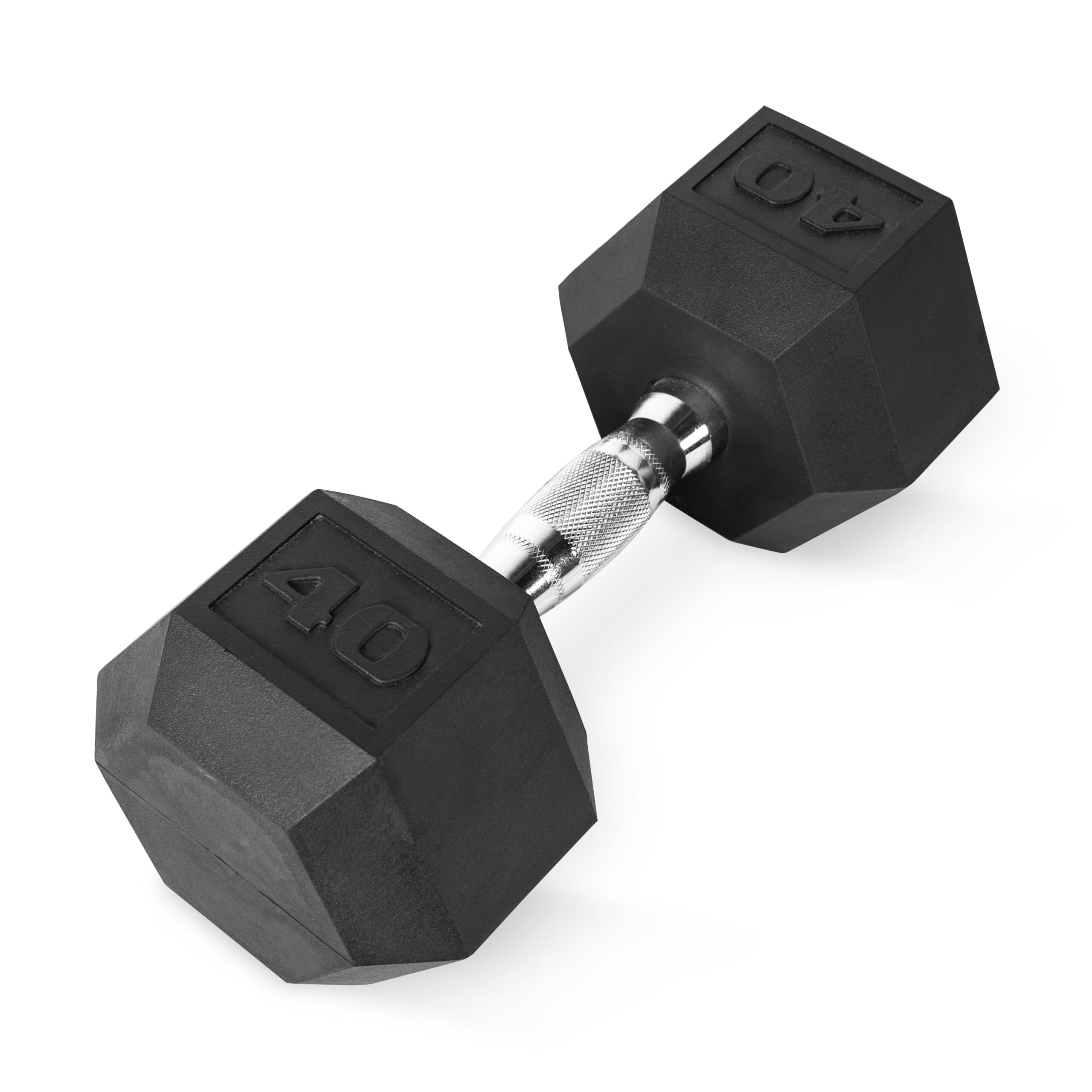 CAP Barbell, 40lb Rubber Hex Dumbbell, Single