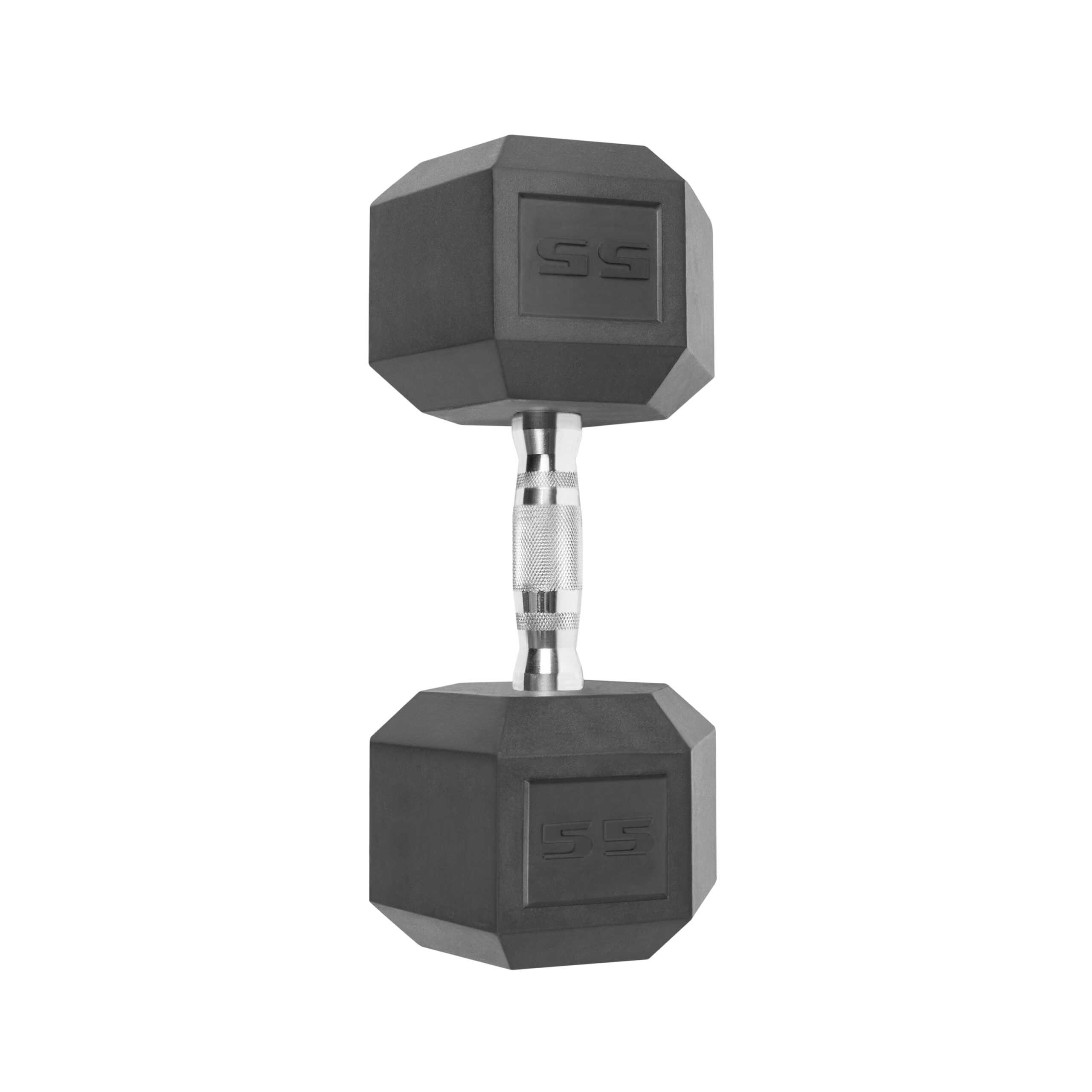 CAP Barbell, 55lb Coated Hex Dumbbell, Single