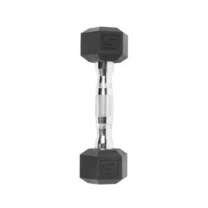 CAP Barbell, 5lb Coated Hex Dumbbell, Single