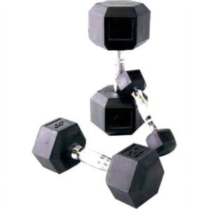 CAP Barbell, 60lb Coated Hex Dumbbell, Single