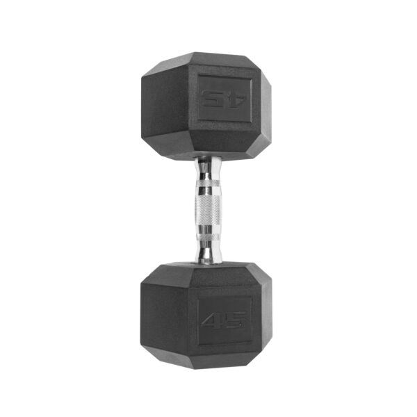 CAP Barbell Coated Hex Dumbbell, Single 45 Lbs. CAP Barbell Coated Hex Dumbbell, Single 45 Lbs.