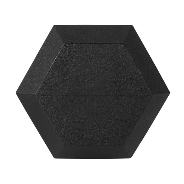 CAP Barbell Coated Hex Dumbbell, Single, 50 lb, Black