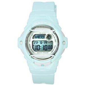 Casio Baby-G Digital Pastel Green Resin Strap Quartz BG-169U-3 200M Ladies Watch