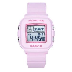 Casio Baby-G Digital Resin Strap Pink Dial Quartz BGD-10-4 100M Women's Watch