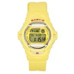 Casio Baby-G Digital Yellow Resin Strap Quartz BG-169CH-9 200M Women's Watch
