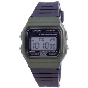 Casio Classic Daily Alarm F-91WM-3A F91WM-3A Men's Watch