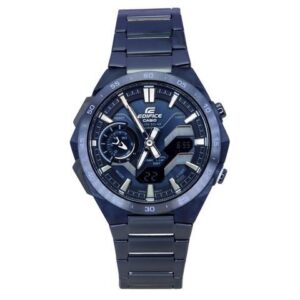 Casio Edifice Blue Dial Solar Sports 100M Men's Watch ECB-2200CB-2